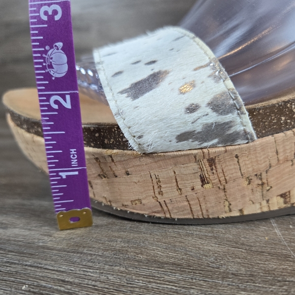 Stylish Blue Wedge Sandals - Picture 8 of 13